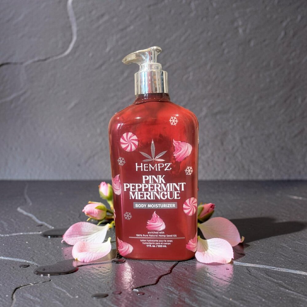 Hempz Pink Peppermint Meringue Body Moisturizer 17 oz